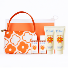 띠아프 트래블 키트 (크림 30g X 2개 샴푸&바디워시 30ml X 2개 + 베이비 토트백) 신생아부터 성인까지 무자극 아기 유아 휴대 여행용, 1세트