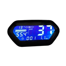 전기 스쿠터 오토바이 용 48V-144V 위상/홀/ONE-LIN 속도 센서 LCD 디스플레이, 01 Blue