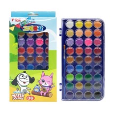 물에 잘녹는 고체물감 36색