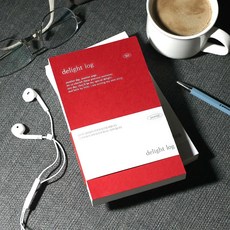 2026 딜라이트로그 일기장 만년형 업무용 회사 플래너 미니 핸디 일기장 감정 일기 노트, 1개, 꽃잎이 번진 페이지