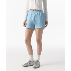 무신사 스탠다드 MUSINSA STANDARD WOMAN 우먼즈 더블 니트 스웨트 쇼츠 [스카이 블루] MWCPK4Z01-SB 414634
