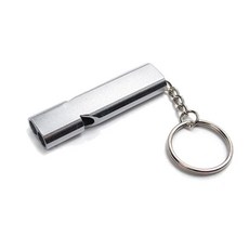 李小貓之家 鳥用品配件《鋁合金雙頻訓練哨/訓練笛/哨子》音量大/適合一般訓練/外地放飛訓練, 1個