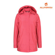 올포유 올포유 여성 후드 탈착 체크 배색 점퍼 AWJUL1471-403