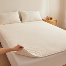 호밍사이 침대 패드+이불 2 in 1 누비솜 A급 천연 면화 요매트