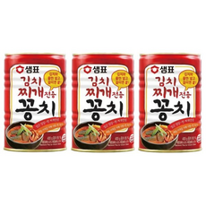 샘표 김치찌개 전용 꽁치 통조림, 3개, 400g