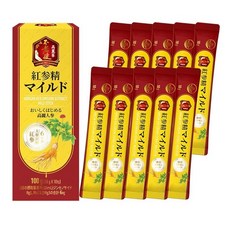 홍삼정 마일드 10g x 10포 인삼 추출물 홍삼 추출물 홍삼 올리고당 6년근 사포닌 건강 식품 진세노사이드 다이토 고려 다이 토우 코우라이 한국 KOURAI-KM-10, 1g, 1개