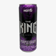 핫식스 더킹 퍼플 그레이프 에너지음료, 355ml, 12개입