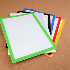 하라 무타공 탈부착 메모패드 A4 메모칠판 냉장고목록메모 냉장고음식메모, 빨강