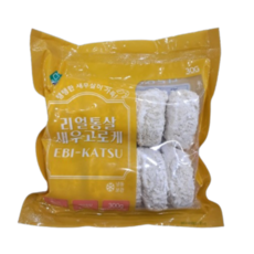 지엔씨푸드 리얼통살 새우고로케, 300g, 3개