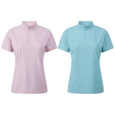 블랙야크 여성 아이스프레쉬B 집업 반팔티 UV차단 기능성 냉감 티셔츠 1BYZTMU506