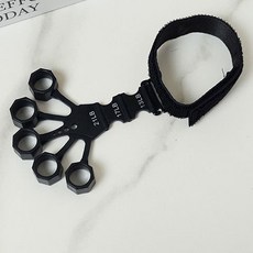 手筋專項訓練器男指力訓練器：手臂肌肉筋脈擴張曲張健身器材, 進階新款 騎士黑, 1個