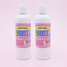 2000 슬라임 조절제 글리세린 120ml 2개_식물성 글리세린 슬라임굳었을때