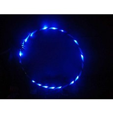LED 훌라후프 운동 다채로운 댄스 스포츠 무대 야간 90 블루라이트 변환 없음, 90 그린라이트 변환 없음