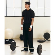 무신사 스탠다드 SPORTS 핀턱 와이드 코튼메쉬 팬츠 2color 202675