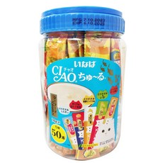 CIAO 啾嚕肉泥 桶裝 50入, 700g, 1個, TSC-13T 海鮮綜合風