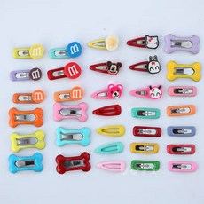 모루 뽀글이 인형 키링만들기 공예 DIY, 머리핀set 4P(랜덤), 1개