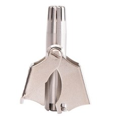 不鏽鋼鼻毛修剪器 360° 修剪 清潔衛生, 銀白色, 鼻毛修剪器