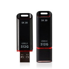 액센 USB3.0 메모리 SK30, 512GB, 1개