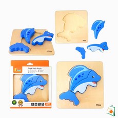 OS 동물맞추기 원목테트리스 돌고래 입체퍼즐 퍼즐맞추기