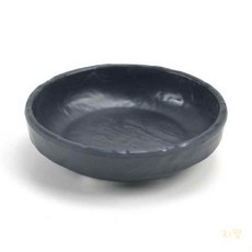 루토 원형 그릇 블랙 반찬, DS-6461-1