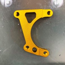 CJ Ebike 卡鉗座 固定座 Caliper seat 螃蟹, Gold