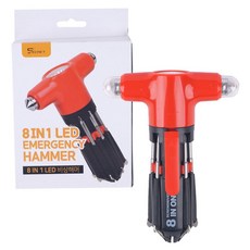 8 in 1 LED 비상해머