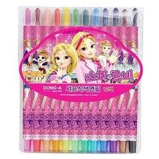 동아 소피루비 샤프식 색연필, 12색, 1개