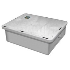 Canplas 3925A02LO 열가소성 그리스 차단기 - 로우 프로파일 분당 25갤런 50파운드. 그리스 용량