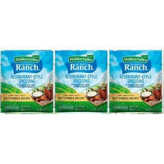 히든 밸리 버터밀크 랜치 샐러드 드레싱 양념 믹스 글루텐 프리 3팩