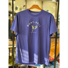 몽벨 WIC 레드플랑트 블루테일 T 티셔츠 JBWIMURS511