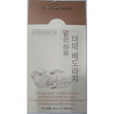 비타민하우스 맑은하루 더덕 배도라지 스틱, 300g, 1박스