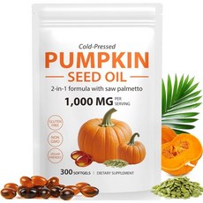 Pumpkin Seed 오일 쏘팔메토 PumpkinSeed 2 in 1 for 헤어 GrowthCold Pr