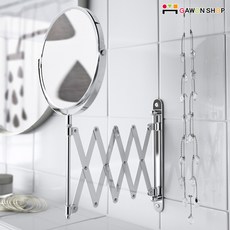 이케아 FRACK 양면거울/자바라거울, 스테인리스