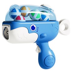 兒童戶外玩具黏黏球飛鏢靶射擊玩具，親子互動安全玩具, 藍(贈黏黏球x6入), 1套