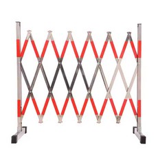 이동식 자바라 차단막 스텐 대문 야외 공장 주차 펜스, 120x250cm 가우재  캐스터 포함, 1개