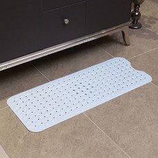 반야스토리 욕실 미끄럼방지 매트 흡착식 논슬립 샤워부스 욕조, 1개, 스카이(40*100cm)