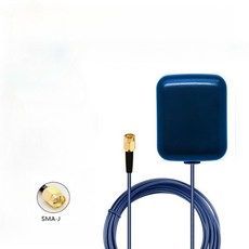 외부 고정밀 L1 L5 듀얼 주파수 GNSS 안테나 30dBi 고이득 GPS BDS SS LEO 차량 위치 추적기 3미터 케이, SMA-J 3m Cable