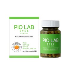 피오랩 아이즈 강아지 고양이 눈 영양제, 1개, 눈물개선/눈건강, 60정