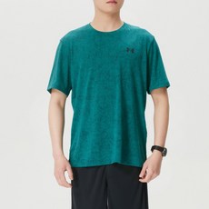 언더아머 남성용 여름 심플한 디자인 반소매 티셔츠 6005920-338