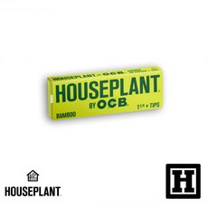 Houseplant by OCB 竹子捲菸紙 1 1/4, 1個, 行家版 (50張捲菸紙+50張濾嘴紙)