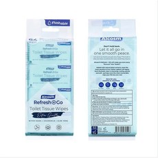 【Hoppi/Alcosm】純水嬰兒濕紙巾 隨身包 迷你濕紙巾 嬰兒濕巾 純水濕巾, 1個, Alcosm濕式衛生紙8抽8包入