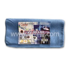 다용도 경편크리너 1합/ 극세사타올 (Blue) (40x40cm) 10EA, 1개