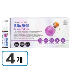 리뉴포션 청소년 고등학생 수험생 아르기닌 아미노산 에너지, 4개, 7회분