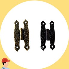 가구 경첩 미니 장식 엔틱 빈티지 철제 황동 세트 가구 힌지 소형 커머스픽201, 65mm/엔틱/소