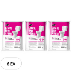 브이텍 다용도 만능 백 시멘트 1Kg, 6개