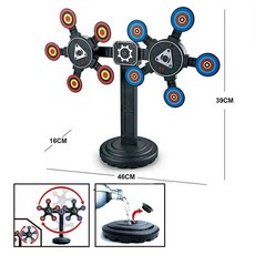움직이는과녁판 사격 너프건과녁 연습 표적판 타겟 점수판 훈련 게임 타켓, 6. 점수 매기기 대상 회전, 1개