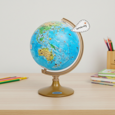 학습용 세계지도 지구본 260-D7 어린이 교육용 교구 입체지구본, 단품