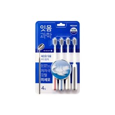 메디안 프리미엄 잇몸과학 칫솔 4개입 미세모 저자극 메디안칫솔 잇몸과학칫솔 깃털미세모 rds+6865hO, 1