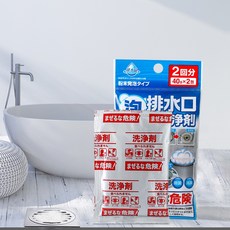 不動化學 排水口泡沫清潔劑 2入裝, 1個