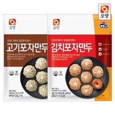 (동춘상회)사조오양 고기포자만두10개+김치포자만두10개, 20개, 180g